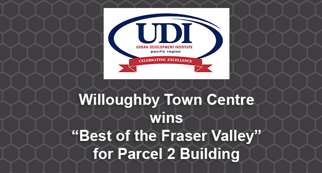 UDI Awards for Excellence “Best of the Fraser Valley”